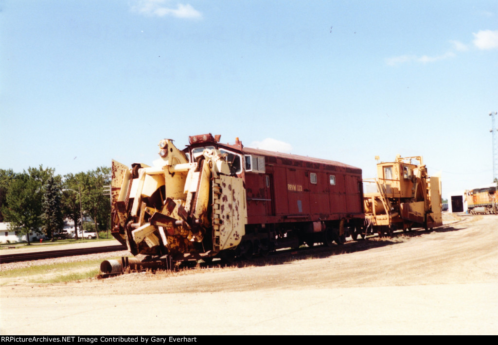 RRVW Snow Cutter #113 - Red River Valley & Western RR